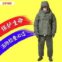 Fire protection clothing Fire rescue clothing thickened high temperature clothing Anti-scalding clothing steelmaking clothing Metallurgical high temperature protective clothing