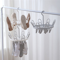 Sun-Shaker artifact shoe hanger-free dormitory outdoor balcony hanging shoes cool shoes multifunctional hanger shelf