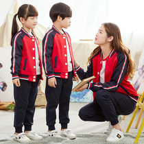 Kindergarten garden clothes spring and autumn winter clothes three-piece childrens class clothes sports set teachers primary school uniforms baseball uniforms