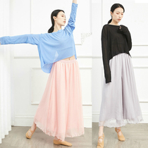 Fluey Snowspun Dance Suit Martial Arts Skills Pants Female Adults Loose Broadlegged Pants China Wind Classical Dance Performance Dancing Suit