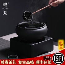 Yujian Volcanic stone tea maker Ancient ceramic set Electric pottery stove Pottery pot Special teapot for old white tea Tea maker Tea stove