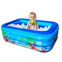 Simple Swimming Pool Home Baby Boy Inflatable Thickened Baby Pool Kid Bath Tub Baby Marine Ball Pool