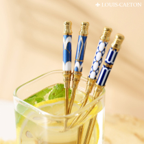 Creative stainless steel long handle mixing stick Light luxury boutique cute coffee milk tea cold drink shaker mixing stick spoon