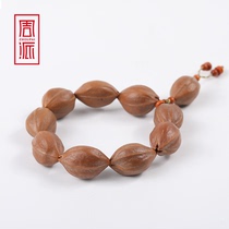 Zhou Pia iron nuclide string olive core male Lady seed original skin bracelet Wenwen play Su Gong Zhou Chunyi nuclear carving