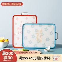 Modern housewife chopping board creative household double-sided antibacterial anti-mildew panel kitchen food grade stainless steel chopping board board