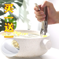 Delight Poetry 304 stainless steel Taishan clamp Tipping tray multifunction casserole clip kitchen anti-burn clip anti-slip taking bowl tray