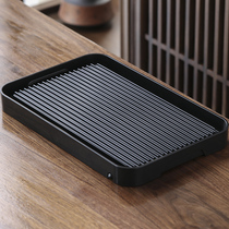 Kung Fu tea tray Tea tray Household storage and discharge double-use tea tray Modern simple office drain tray small tea sea