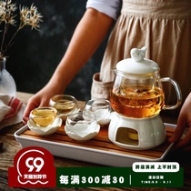 Light luxury English afternoon tea ceramic glass flower tea set set Nordic winter health Tea Fruit Tea Tea Tea Tea