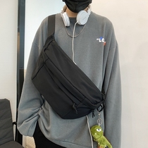 2021 Autumn Winter New Tide Chest Bag Men 100 Lap Large Capacity Single Shoulder Sail Bag Satchel Satchel Satchel Purse