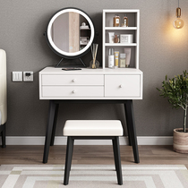 Bedroom dresser storage cabinet One modern simple makeup table Light luxury net red wind small apartment makeup table set
