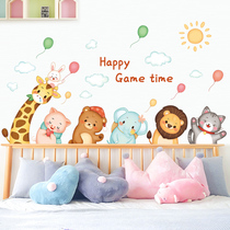 Cartoon Stickers Wall Painting Pediahouse Wall Deco Wall Deco Wall Collage Mural Crib Head Room Background Wall Stickers