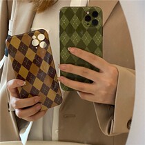 ins Korean wind ringge autumn and winter 13 12ProMax Apple XsMax phone case xr silicone couple 78 soft X