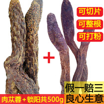 Xinjiang Desert Double Golden Cynomorium Cistanche Men Mens Kidney Tonic 500g Non-Wild Epimedium