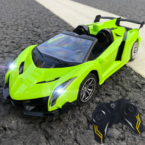 Large remote control car toy car 4WD Remote control Car Charging Drift High speed Racing car 3 Childrens toy car Boy 6