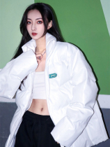 Cotton-padded clothing women 2021 Winter lovers bread clothing Korean version of loose coat Puskin down cotton coat long cotton-padded jacket