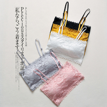 Lace sling vest wrapped chest bottom anti-light inside student high school student girl underwear chest Net red pop