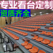 hx telescopic grandstand seat manual electric indoor outdoor gymnasium basketball court mobile activity theater auditorium