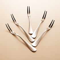 304 stainless steel fruit fork household knife fork small fork eat fruit fork fruit stick set children creative cute