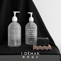 idemak original large capacity bottling set Nordic hand sanitizer shampoo Bath Press glass emulsion bottle