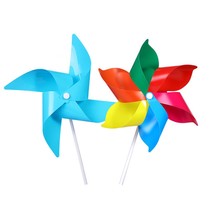 Windmill childrens handmade outdoor kindergarten scenic area decorative ornaments push small gifts traditional rotating toys