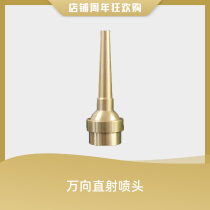 Fountain rotatable universal direct nozzle high pressure 4 minutes 6 minutes 1 inch and extended electroplating all copper Music water landscape