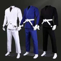 Knight blank Brazilian Jiu-jitsu road suit Mens and womens childrens suit BJJ beginner training competition