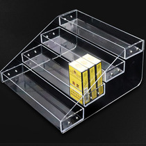Supermarket counter Chewing gum shelf Convenience store front desk cigarette and beverage display rack Transparent acrylic cigarette shelf