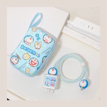 Applicable Apple 12 data cable protective cover ipad2020 charger 20W fast charge head iphone11pro winding