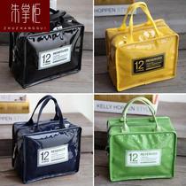 Portable with rice bag patent leather PU picnic bag waterproof heat preservation bag heat insulation lunch bag heat preservation bag lunch box bag rice bag