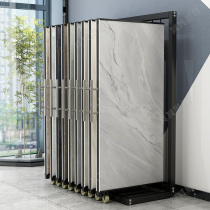 Flip floor tile display rack Large tile sample 60 120 model 75 150 Wooden floor ceramic display rack