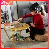 Indoor charcoal brazier carbon stove home stove heating outdoor barbecue grill non-smoking stove charcoal Korean stove