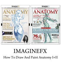 Human Structure Painting Designer Art Students Self-Study Drawing Reference Teaching Materials Collection 1+2