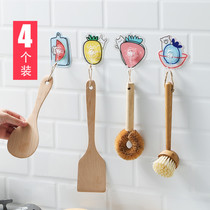 Big Stick Hook Cute Super Power Creativity No Mark Bearing Dorm Room Woman Cute Cartoon Decoration Viscose Wall Hook