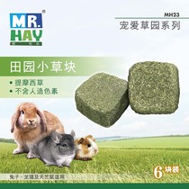 MR Hay grass Mr. Favorite Prairie Series Fields Garden small grass Block rabbit Rabbit Dragon Cat Hamster Grinding Tooth Grass Block