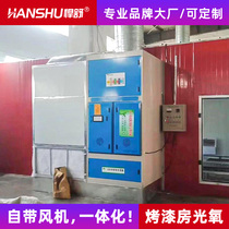 Humshu vertical photooxygen activated carbon integrated machine car paint room spray paint waste gas UV purification treatment environmental protection equipment