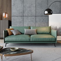 Italian style office sofas tea table combination suit business guests casual modern minimalist reception room trio position sofa