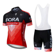 BOA red cycling suit 2020 models short sleeve set with pants silicone seat cushion for men and women