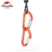 NH misleading buckle 2 only 4cm flat steel wire hanging 6cm with lock D type hanging 8cm with lock D type multi-function hanging