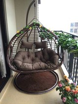 Hanging chair rough Vine Basket indoor and outdoor single rattan chair rocking chair hammock double swing chair adult rocking basket chair anti-rattan