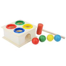 Small hammer box knocking table knocking table pile hitting kindergarten childrens birthday gift educational toys 1-2-3-6 years old