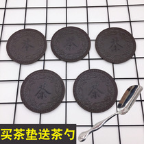 Tea mat household coaster silicone kung fu tea coaster insulation mat tea ceremony tea Holder tea table glass coaster boiling water coaster