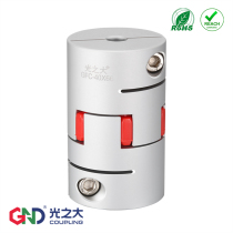 Light big GFC claw type plum blossom elastic coupling large torque stepping servo machine tool CPJC screw connecting section