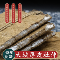 Eucommia medicinal herbs 500g wild old tree large pieces of Eucommia thick skin New goods postpartum confinement soup male tea brewing wine