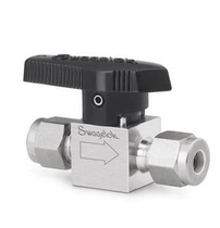 Swagelok SS-8P6T-BK Stainless steel quarter meter plug valve 1 2in female thread 4 4 Cv