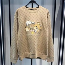 B1BFB4218 Taiping Bird Mens 2021 autumn and winter New Bear embroidery round neck couple sweater ins tide 4219