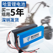 Harley electric vehicle lithium battery 60v12ah20ah48v disassembly skateboard bicycle large capacity battery car Universal