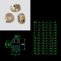 Bearing Thrust Ring Copper Withdrawal Bush Fixed Ring Hole 3 4 5 6 8 10 12 12 17 17 20 25 25 30