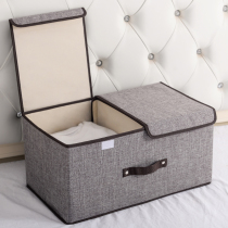 Storage box fabric finishing box covered large storage box dormitory storage box for boxes of clothes