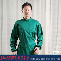 Cotton surgical gown Long sleeve Female doctor overalls Isolation gown Reusable surgical gown Male oral dental