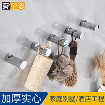 Bathroom clothes hook single wall Wall entry entrance entrance shoe cabinet wardrobe adhesive hook metal toilet toilet single hook